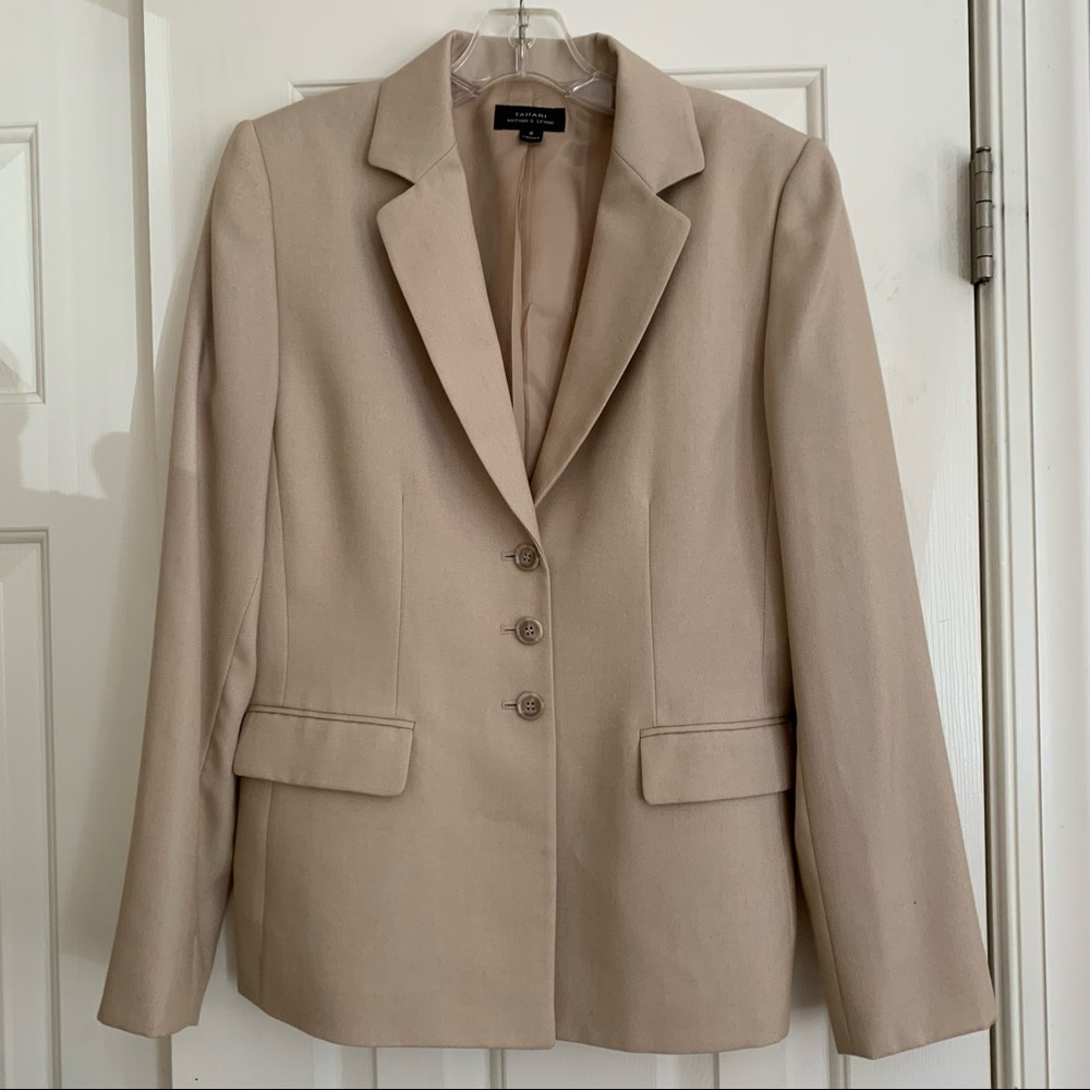 Banana Republic Women's Tan Wool Blend Blazer